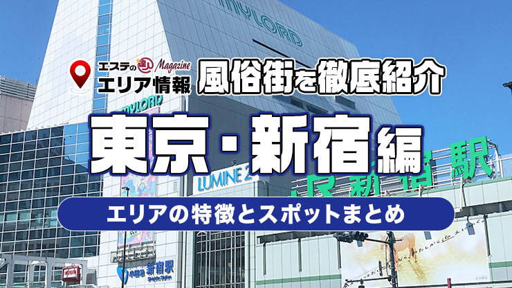 新宿の風俗街を徹底解説！新宿風俗の特徴・スポットまとめ