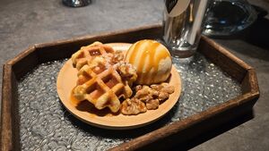 ワッフル激うまー