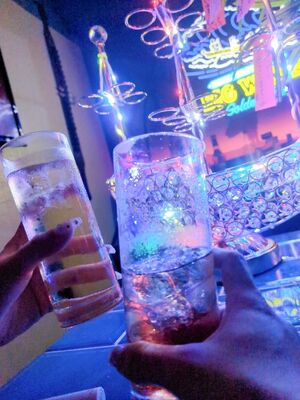 乾杯?とお礼?